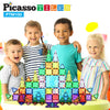 PicassoTiles - Juego de 100 unidades de bloques de construcción magnéticos