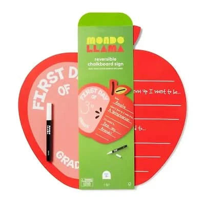 Tabla manzana para entrada a clases