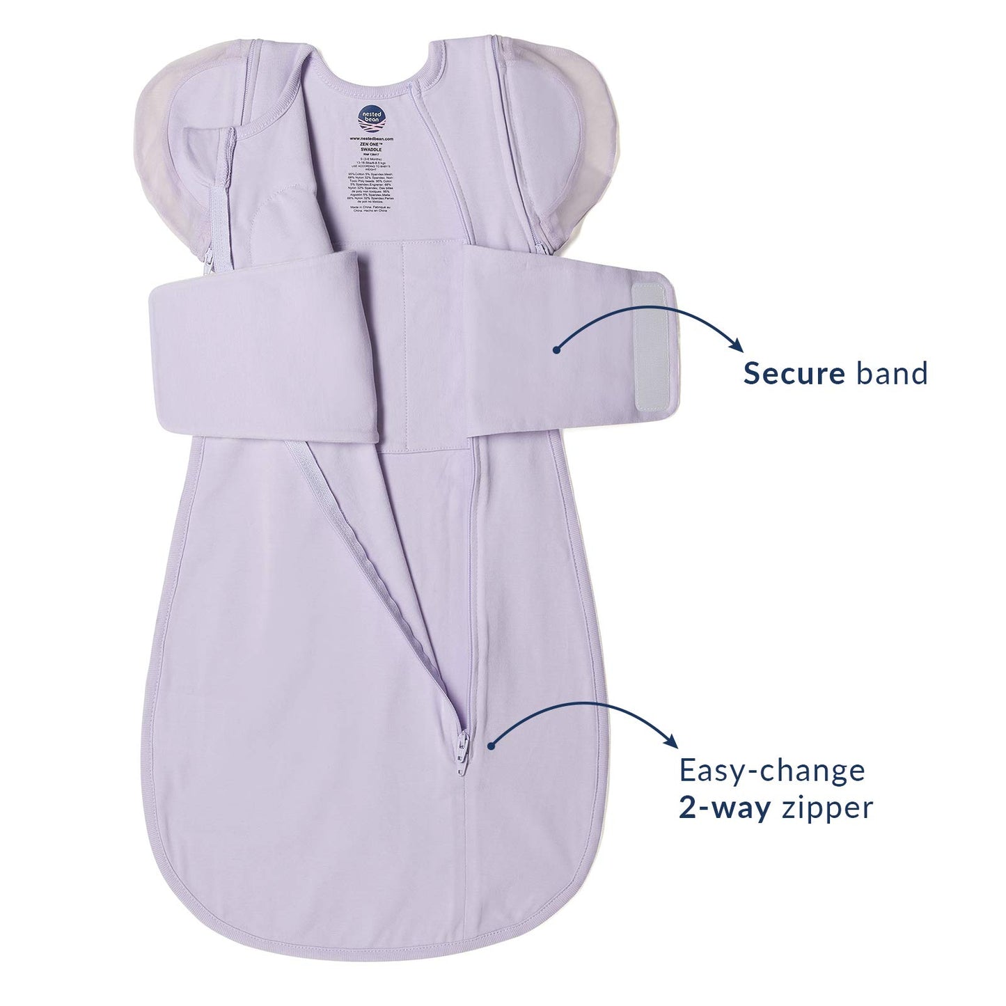 Nested Bean Zen One - Mantilla para envolver de peso ligero
