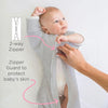 Saco de bebé SwaddleDesigns de transición, 0-3 meses