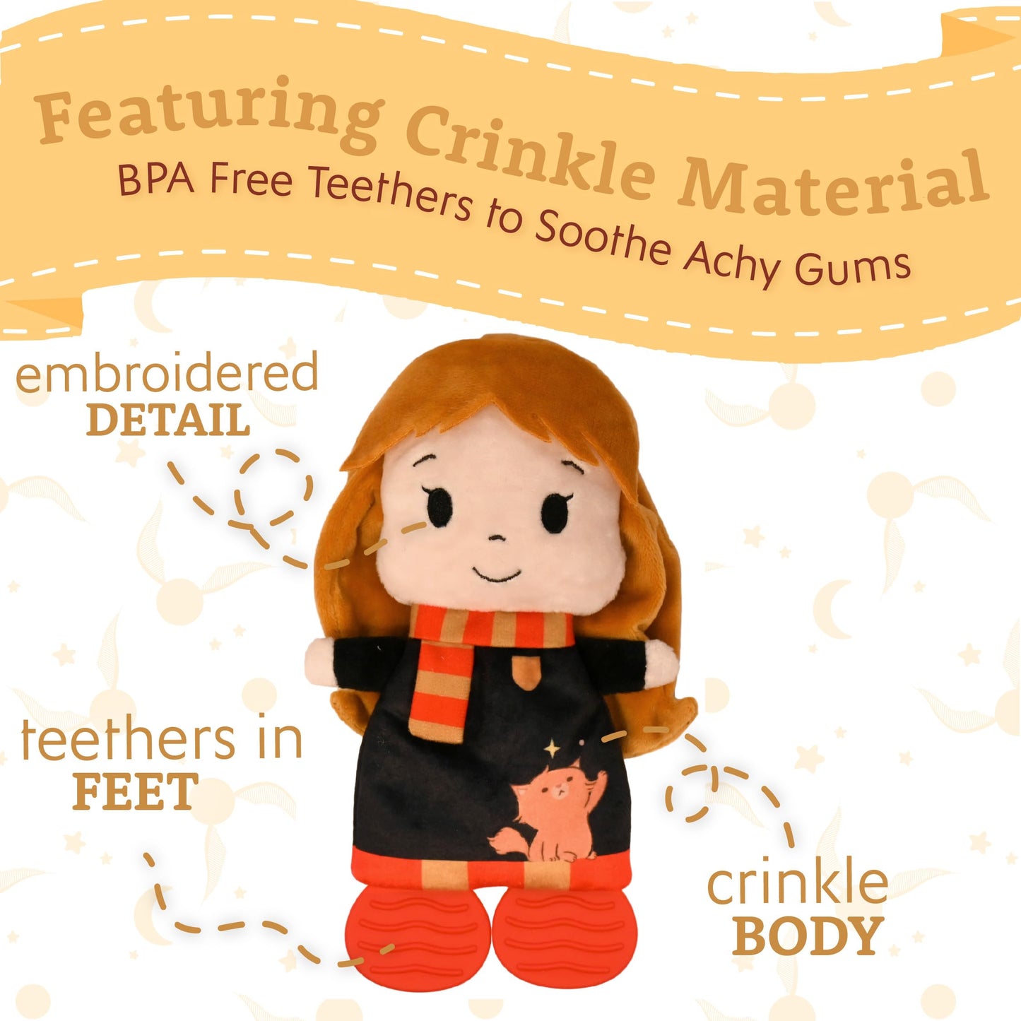 Kids Preferred Harry Potter Hermione - Mordedor de peluche