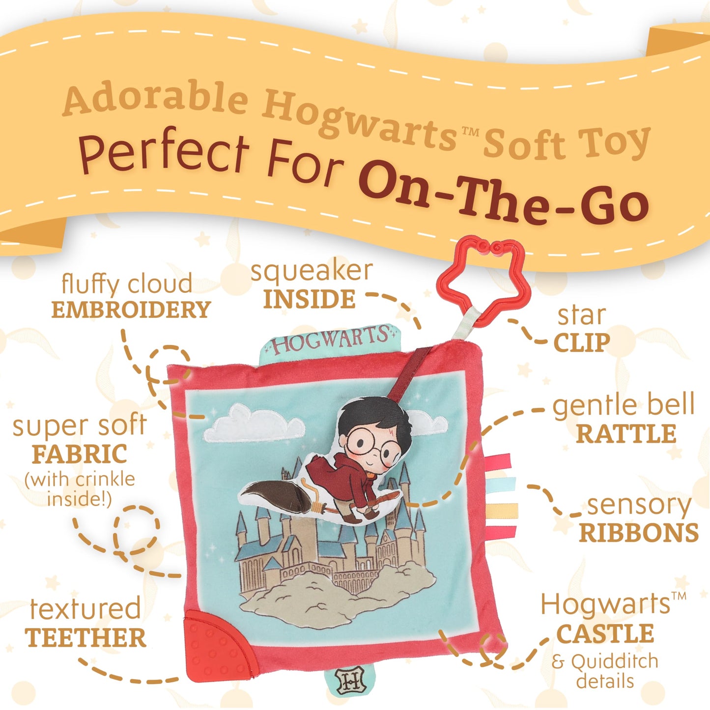 KIDS PREFERRED Juguetes de dentición de Harry Potter