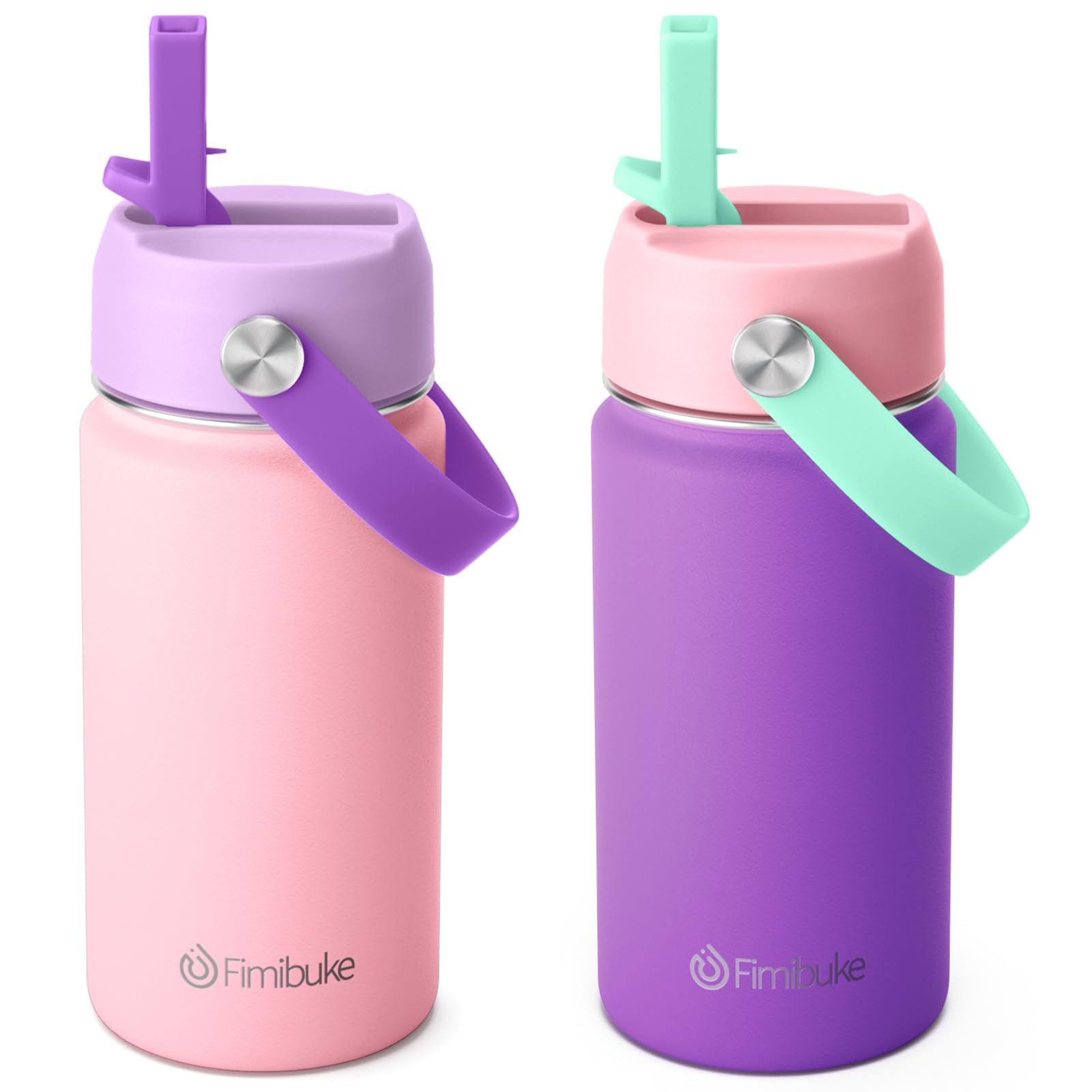 Botella de agua aislada para niños Fimibuke - 14 oz SIN BPA