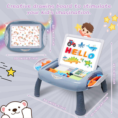 juguetes para niños pequeños con letras y números magnéticos