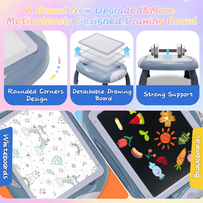 juguetes para niños pequeños con letras y números magnéticos