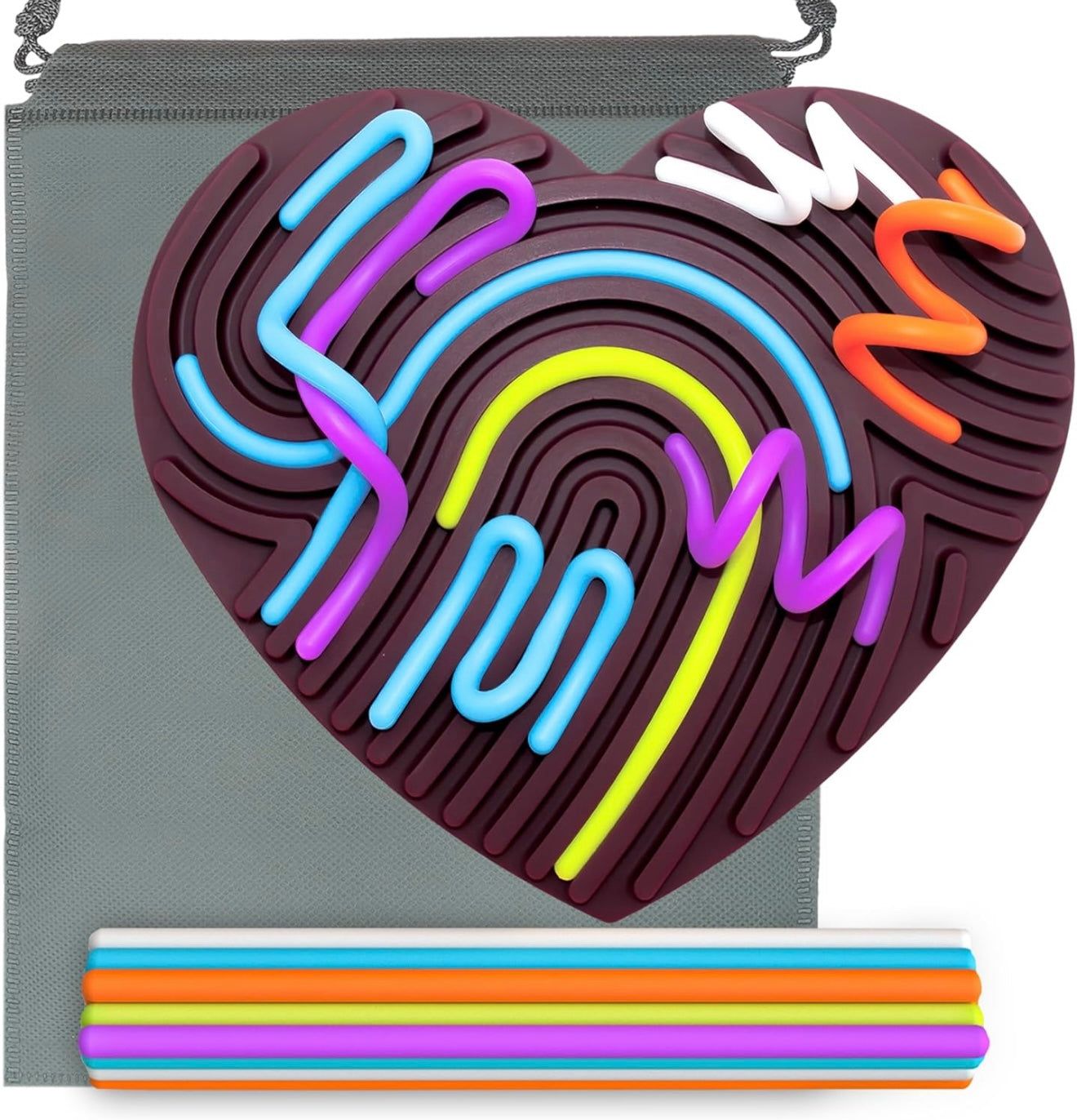 Tablero de actividades sensoriales, juguete de silicona para aliviar el estrés