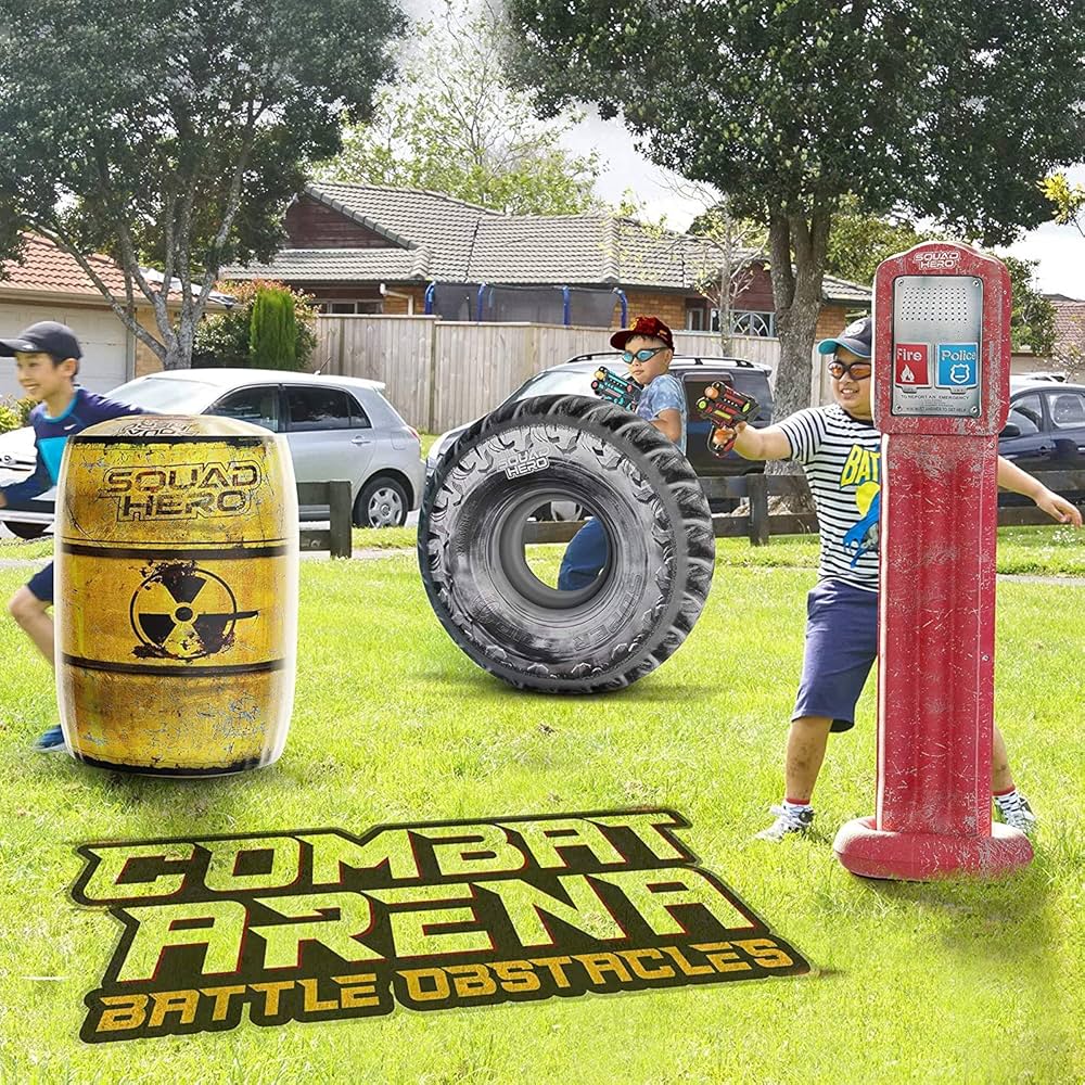 Juego de obstáculos inflables para arena de combate
