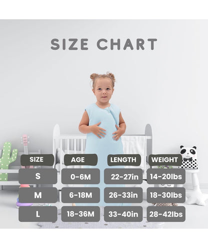 Saco de dormir para bebé 1.0 TOG, 18-36 meses