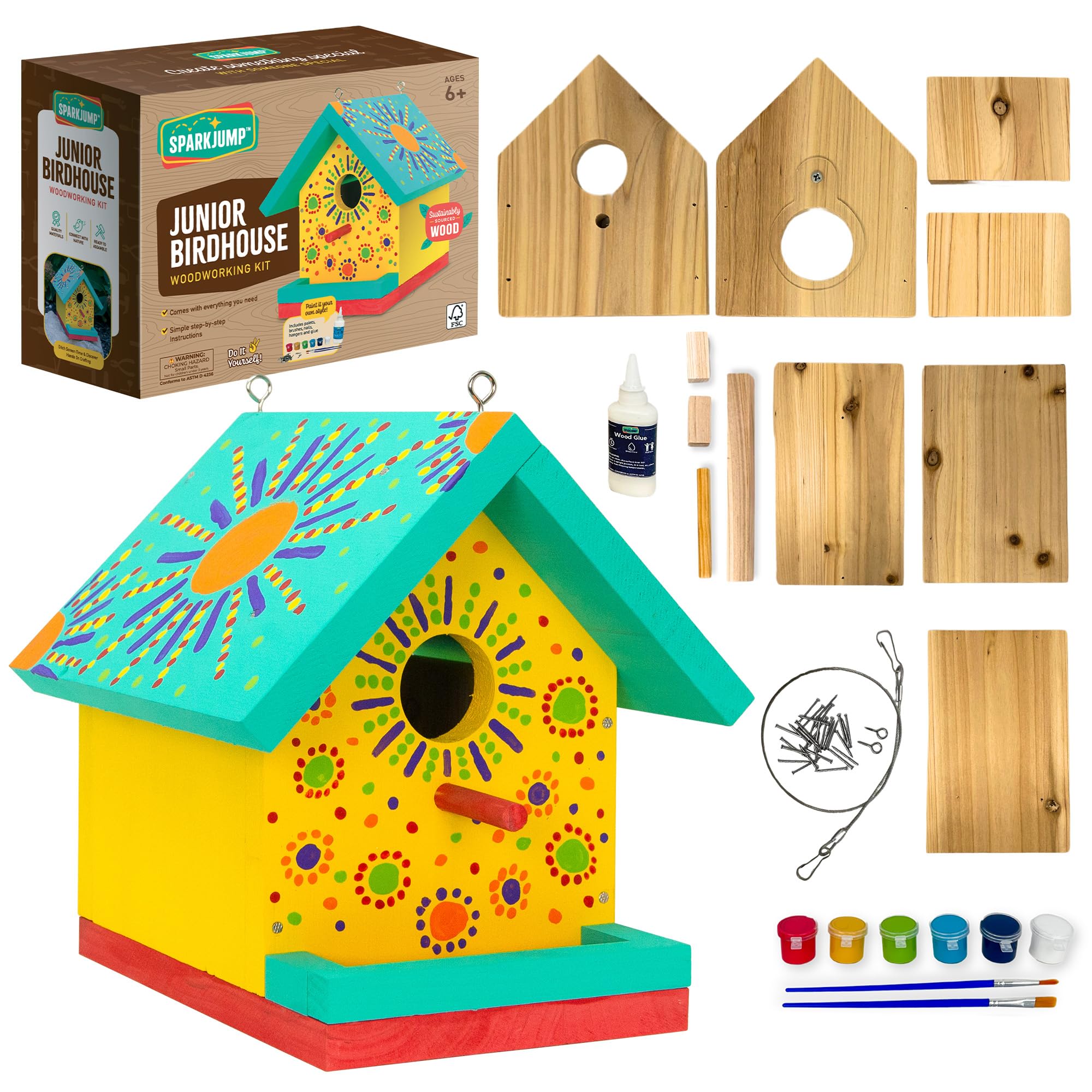 Jr Kit de casa de pájaros