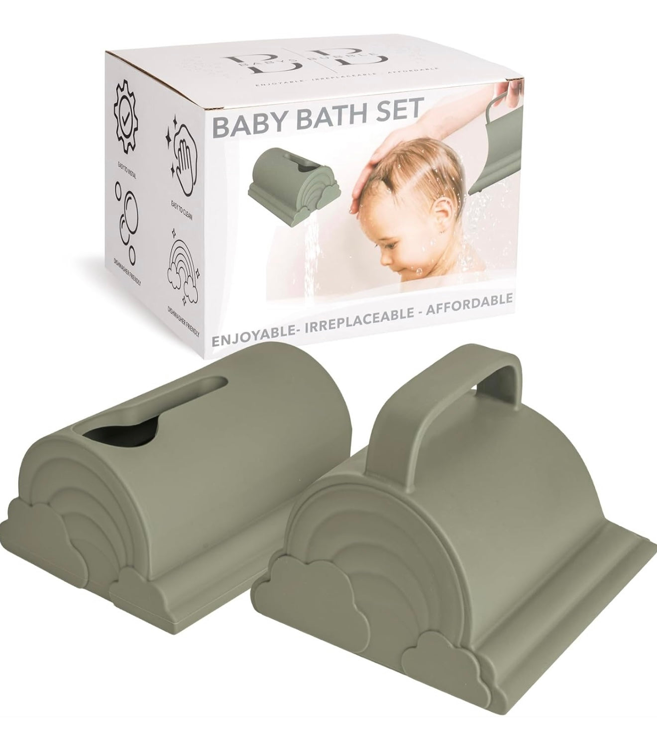 Cubierta de silicona suave para grifo de bañera para bebés y niños