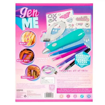 GenMe 3 en 1 Airbrush Designer: Kit de manualidades para niños