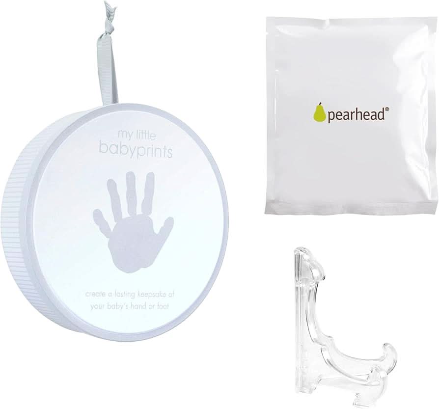 Pearhead My Little Prints - Kit de lata de recuerdo para bebé