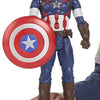 TheAvengers Titan Hero Tech Captain America - Figura de acción de voz de 12 pulgadas