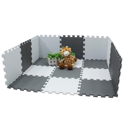 meiqicool Alfombrilla de Espuma para Juego Gruesa de EVA entrelazada, 36 piezas