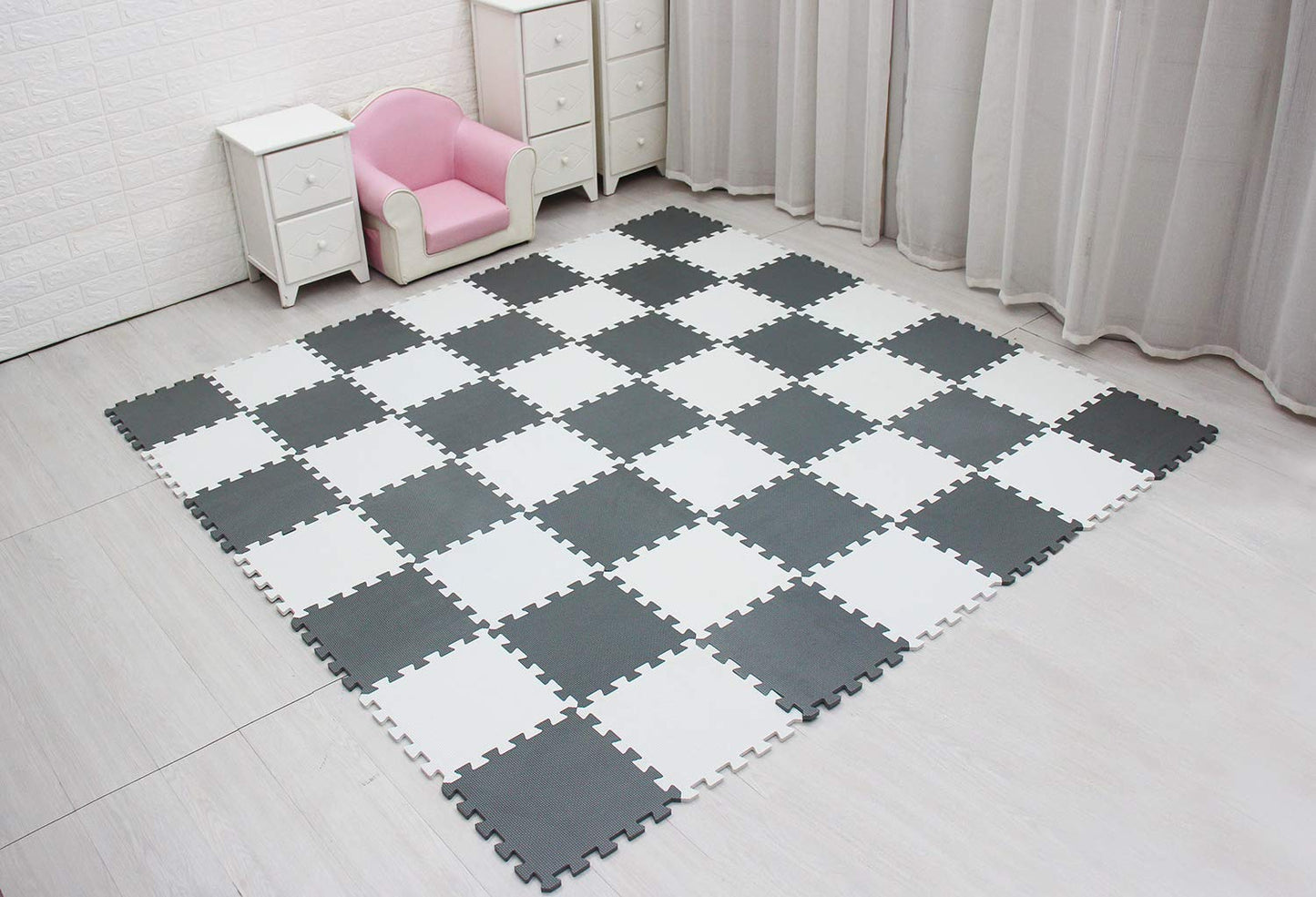 meiqicool Alfombrilla de Espuma para Juego Gruesa de EVA entrelazada, 36 piezas