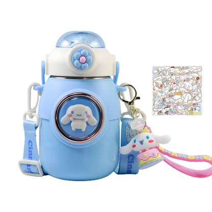 Botella de agua kawaii para agua caliente o fría