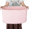 Cesta rectangular grande para mantas, 22 x 17 x 12 pulgadas
