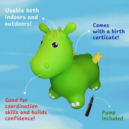 Juguete inflable para niños, dragón