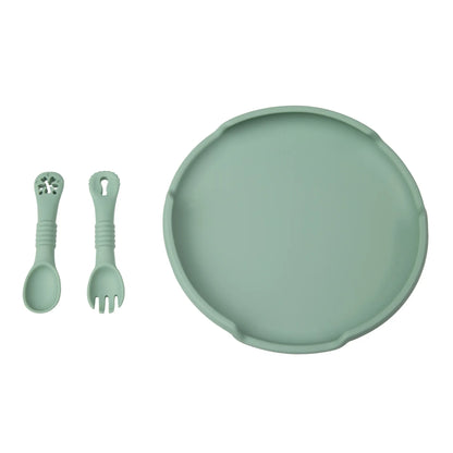 Set de Alimentación de Silicona, verde