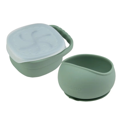 Set de Alimentación de Silicona, verde