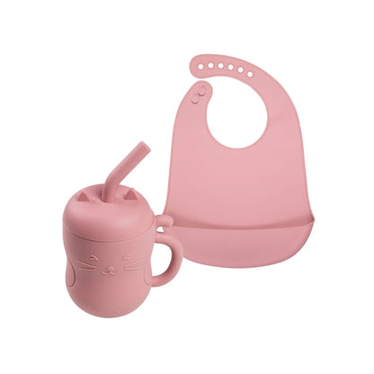 Set de Alimentación de Silicona Gatito