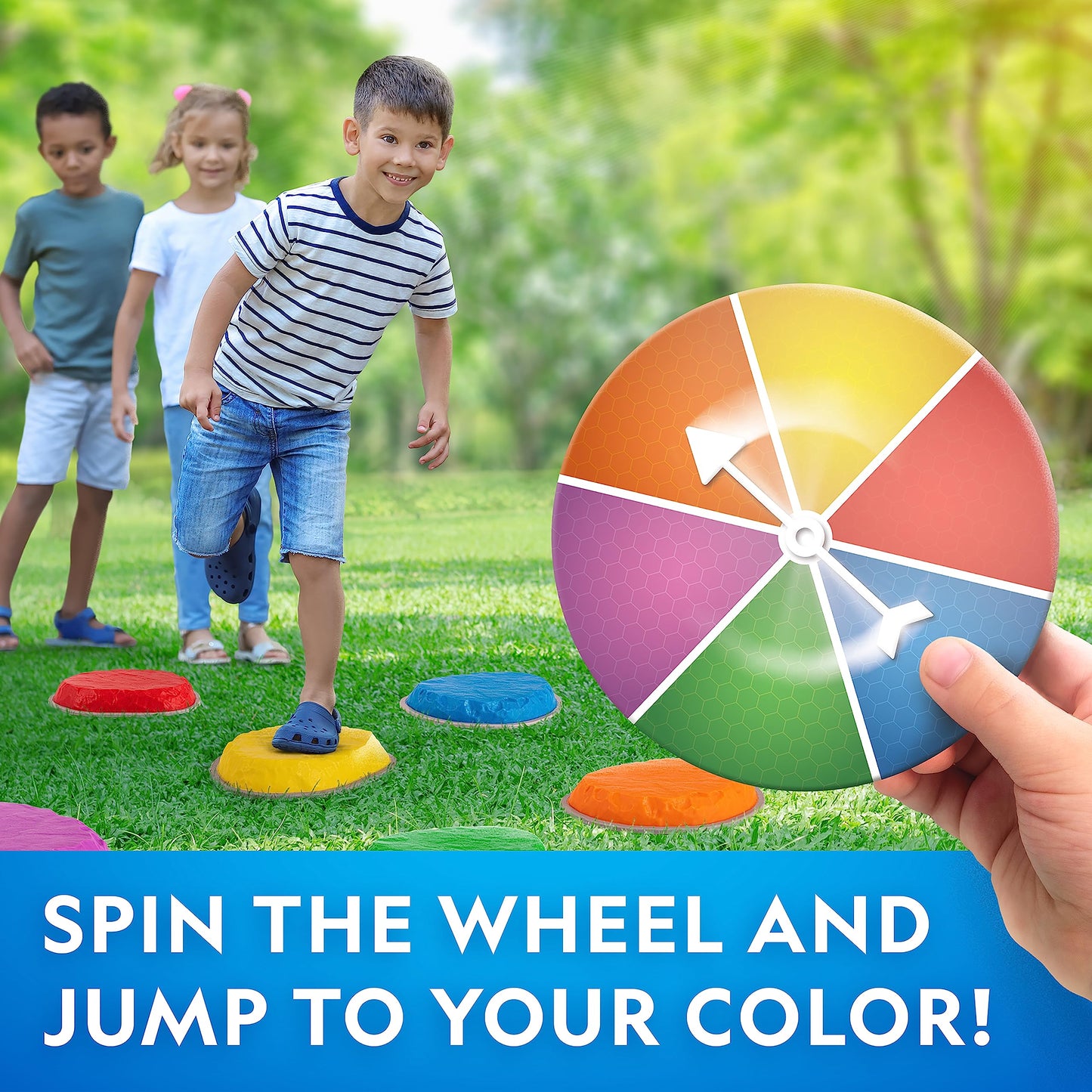 NATIONAL GEOGRAPHIC - Piedras antideslizantes duraderas que fomentan el equilibrio de los niños pequeños y las habilidades motoras brutas