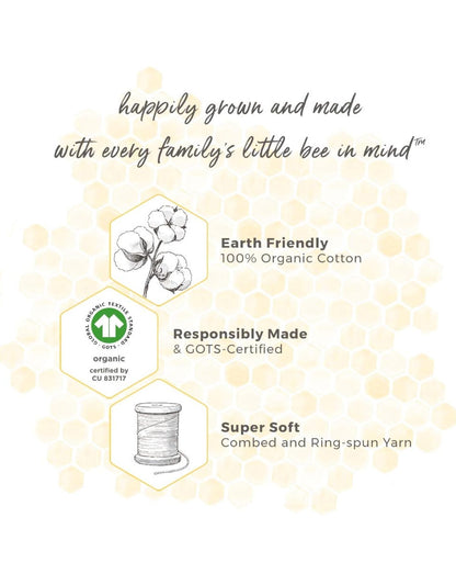 Burt's Bees Baby Enterizo 100% algodón orgánico de una pieza, 3-6 meses