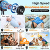 AMTIFO Ventilador portátil para cochecito – Ventilador USB recargable de 4 velocidades