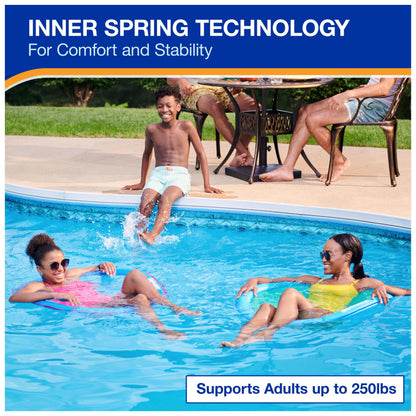 Tumbona inflable para piscina para adultos y adolescentes