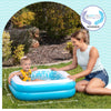 Piscina para bebés con piso acolchado