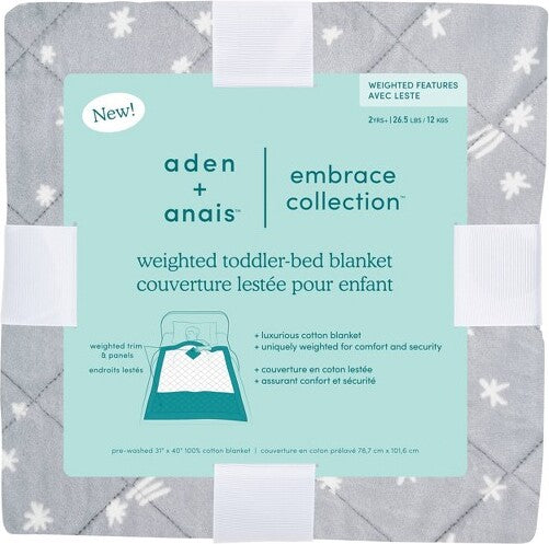 Manta ponderada para cama infantil Aden Anais aden + anais Winter Sky