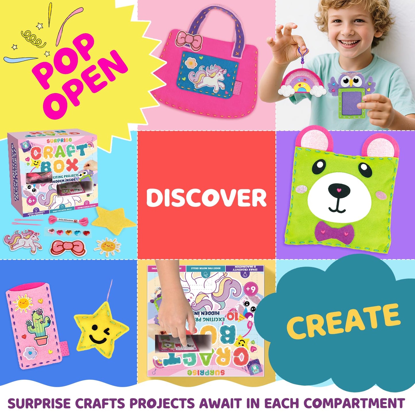 Kit de costura para niños