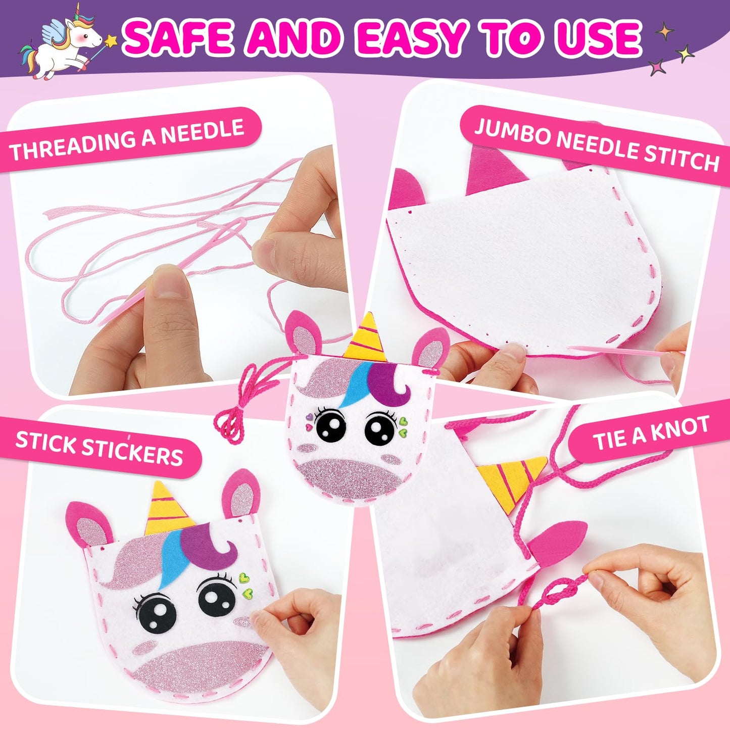 Kit de costura para niños