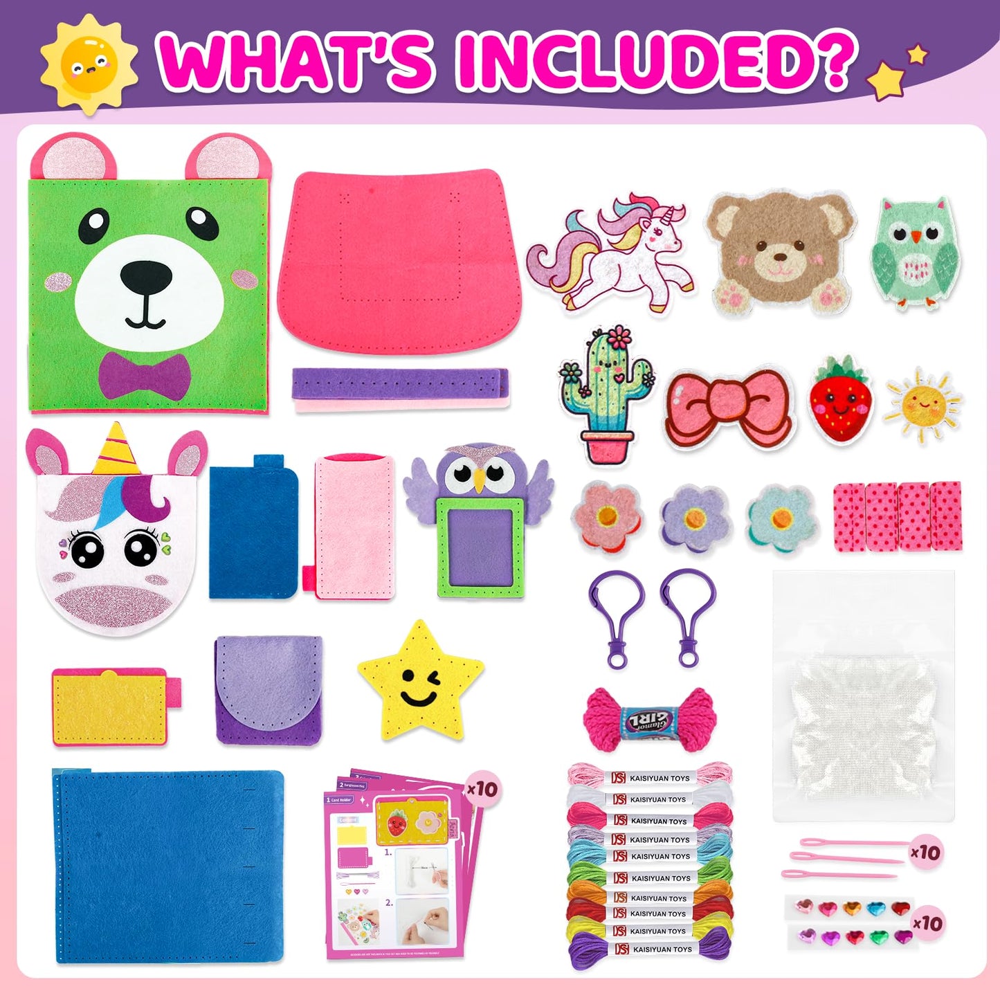 Kit de costura para niños