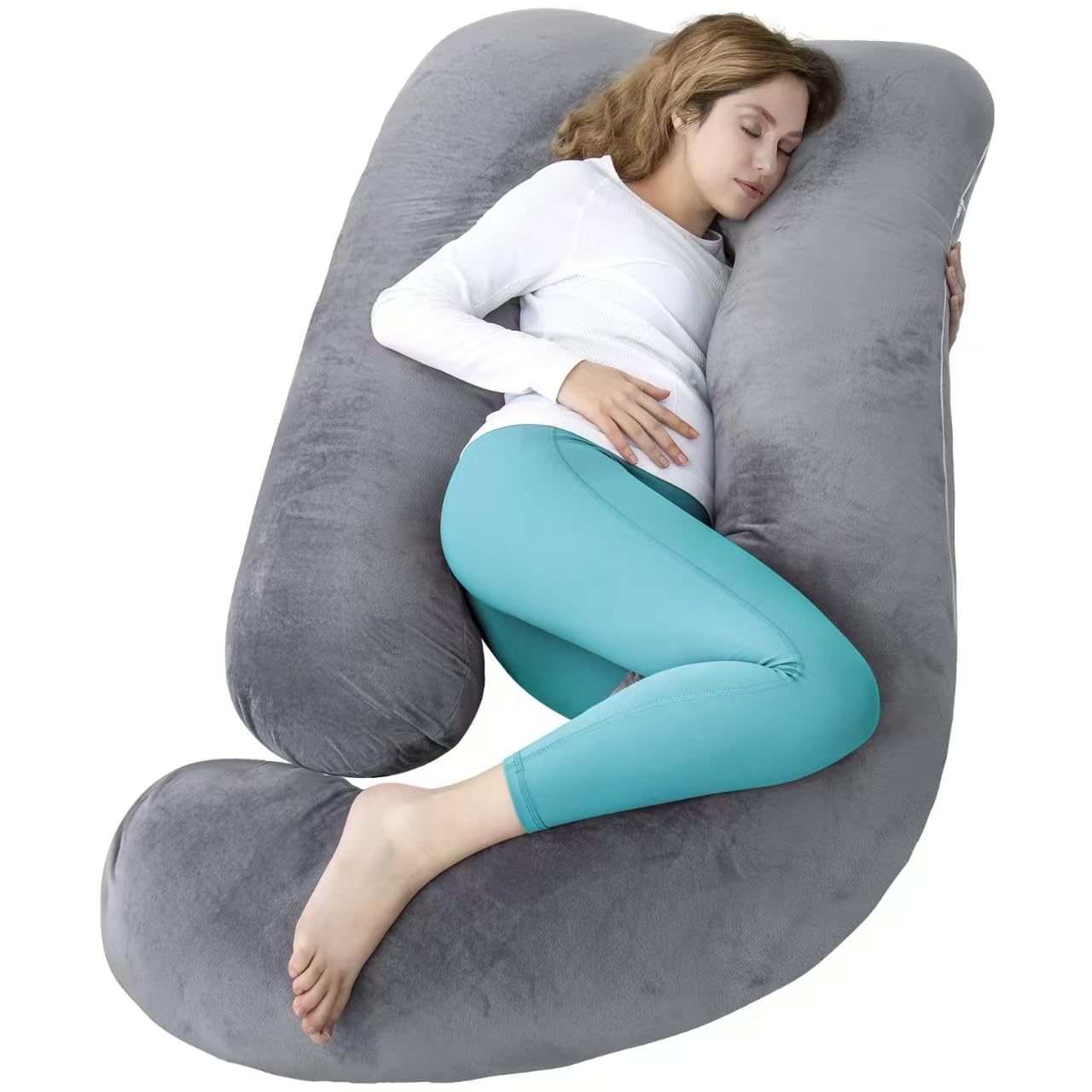 Almohada AMCATON de embarazo de 60 pulgadas para dormir