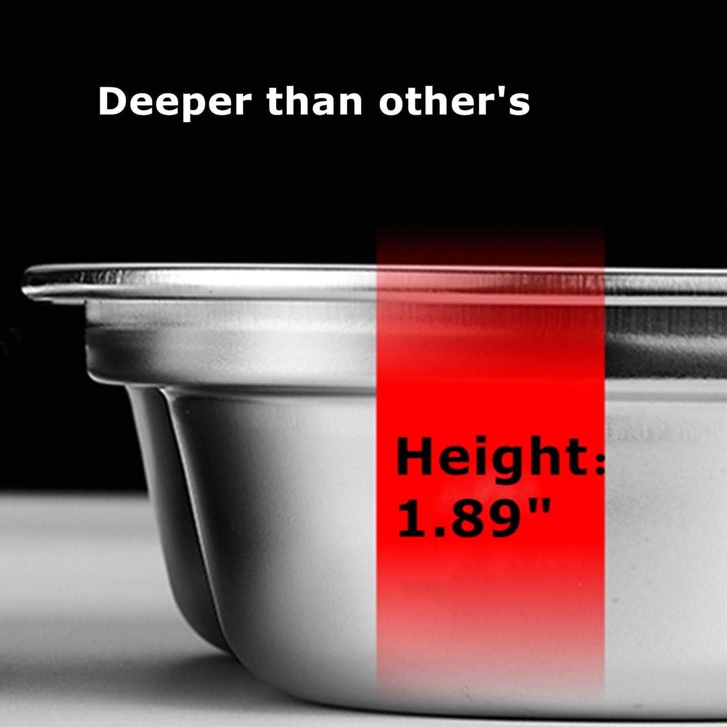 Paquete de 4 platos divididos de acero inoxidable 304, bandeja de almuerzo de 4 compartimentos