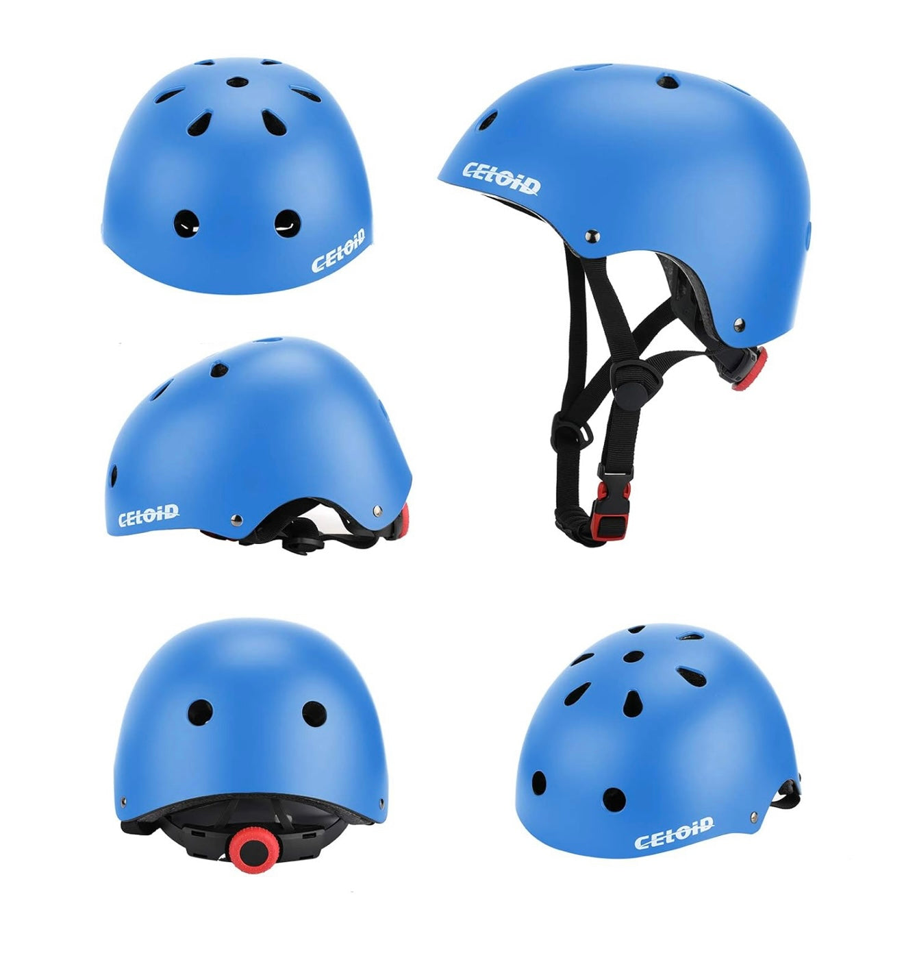 Casco para niños talla S en azul