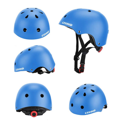 Casco para niños talla S en azul