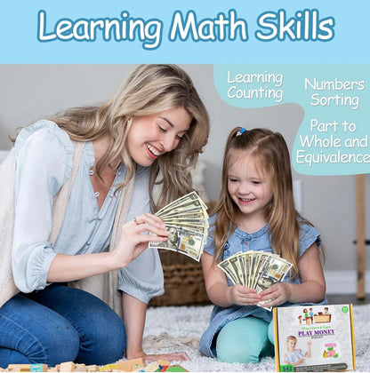 Powza Juego de 542 piezas de enseñanza de matemáticas