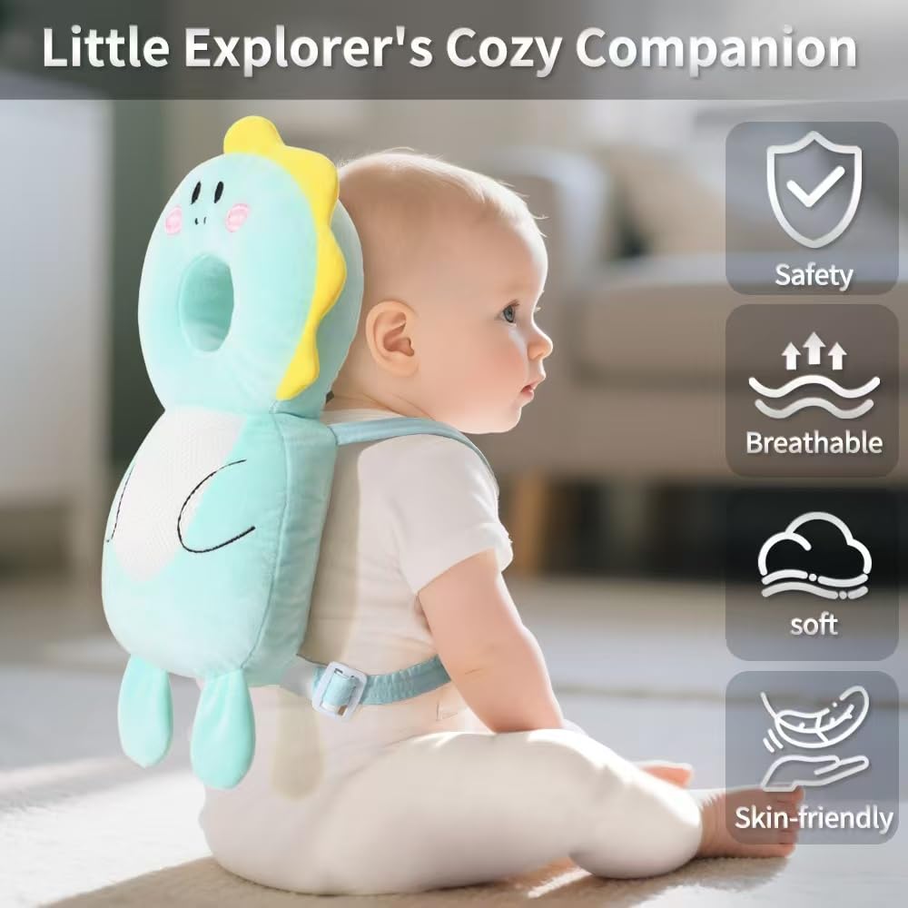 GINMOON - Mochila protectora para la cabeza del bebé