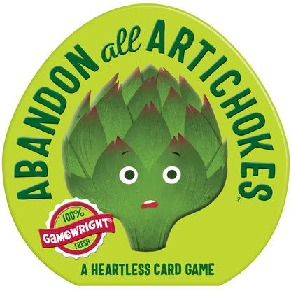 Gamewright - Abandona todas las alcachofas - Un juego de cartas sin corazón, verde