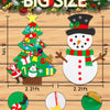 Árbol de Navidad de fieltro para pared de niños