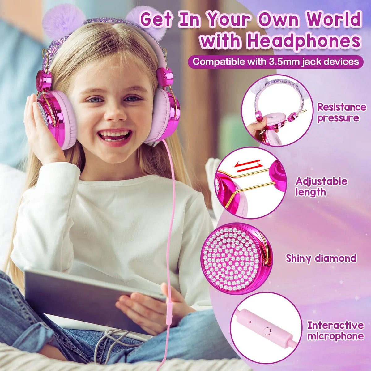 Set de regalo de unicornio Aberlls para niñas de 5 a 10+ años con accesorios