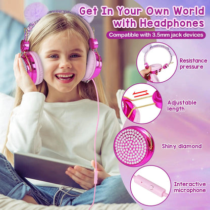 Set de regalo de unicornio Aberlls para niñas de 5 a 10+ años con accesorios