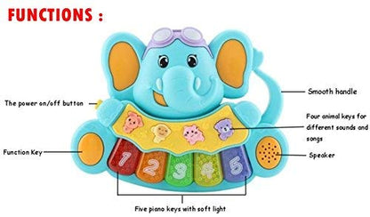 Tienda electrónica de juguetes* Piano Elefante de JIALEGU