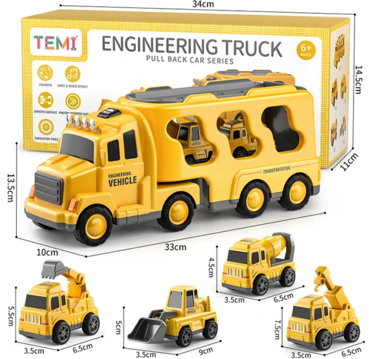 TEMI-camión transportador