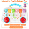 Juguetes interactivos de animales emergentes con música y luz
