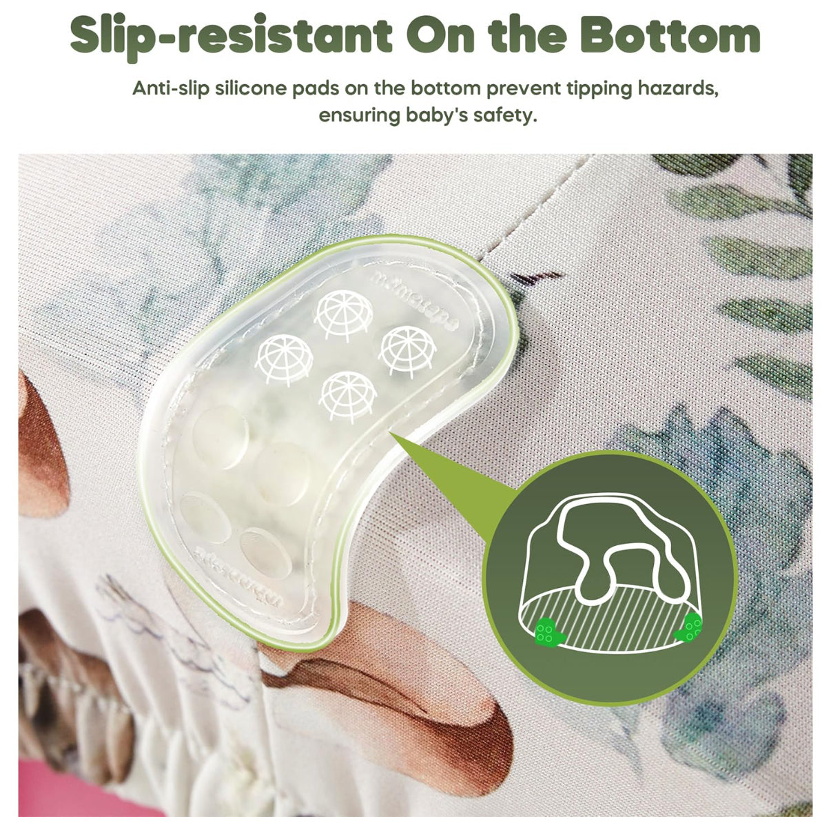 Funda de asiento compatible con asiento Bumbo y Nuby