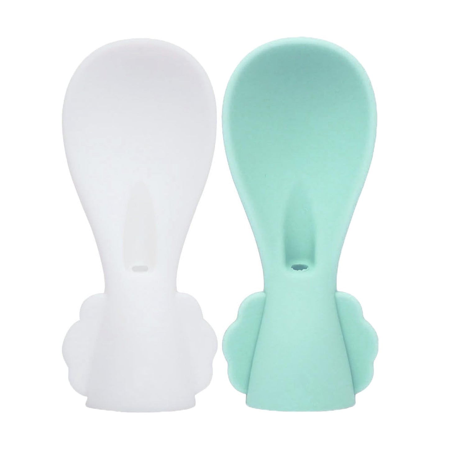 Juego de cucharas de silicona multiusos para bebé