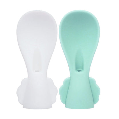 Juego de cucharas de silicona multiusos para bebé
